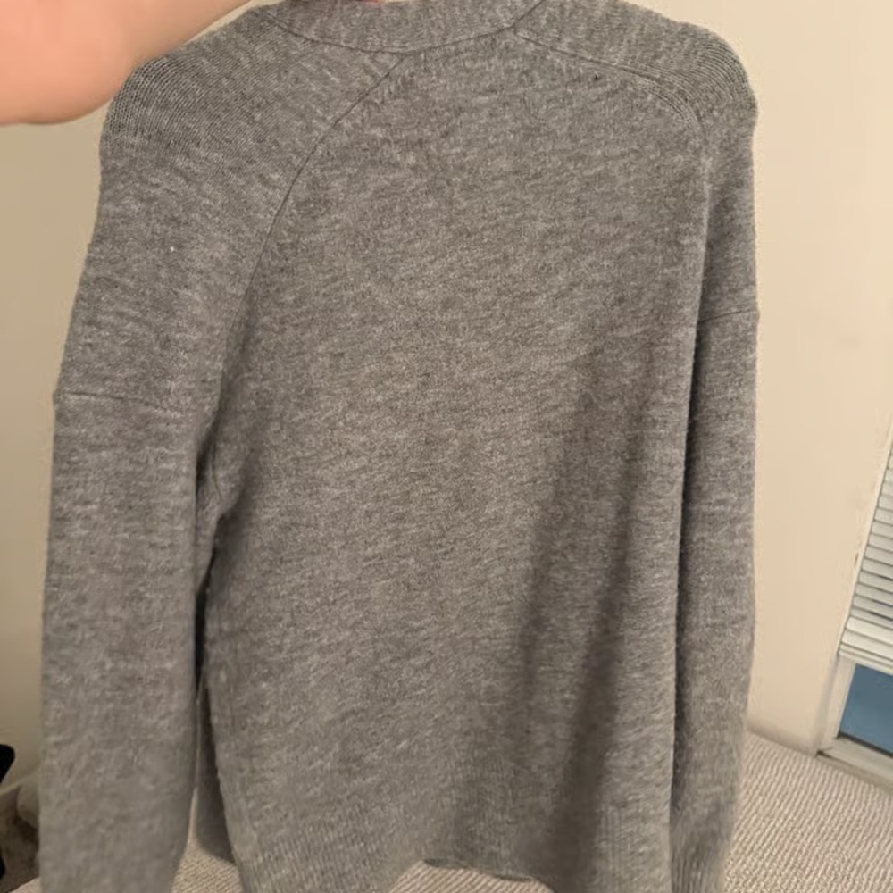 Gray Button-Up Cardigan - Picture 2 of 2
